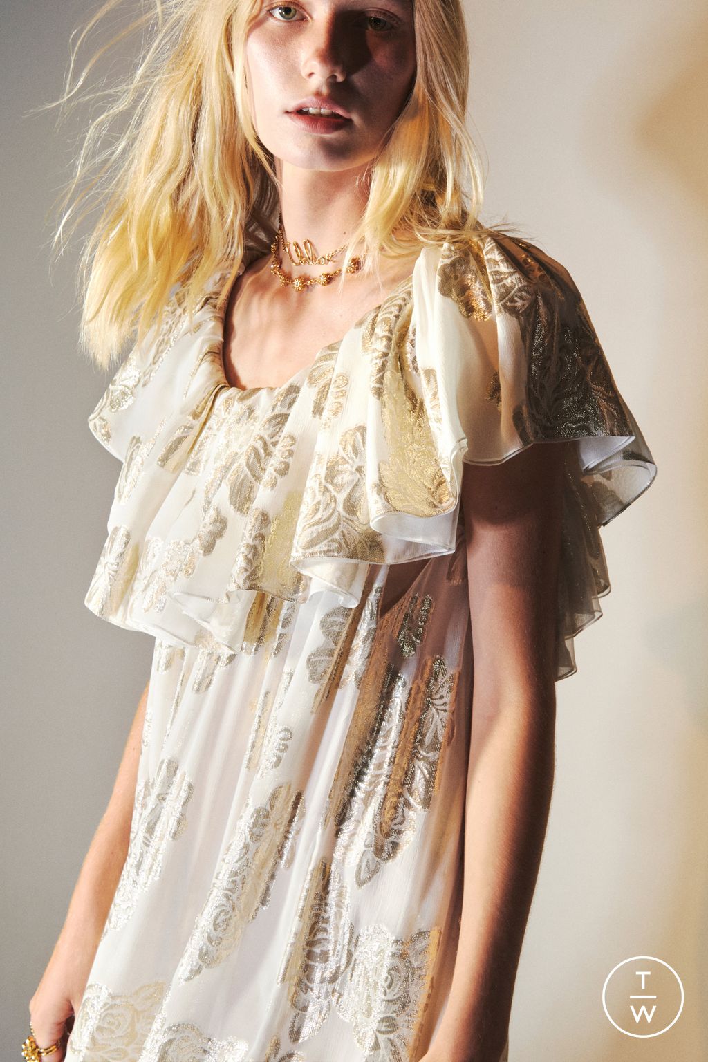 Fashion Week Paris Resort 2025 look 8 from the Chloé collection womenswear
