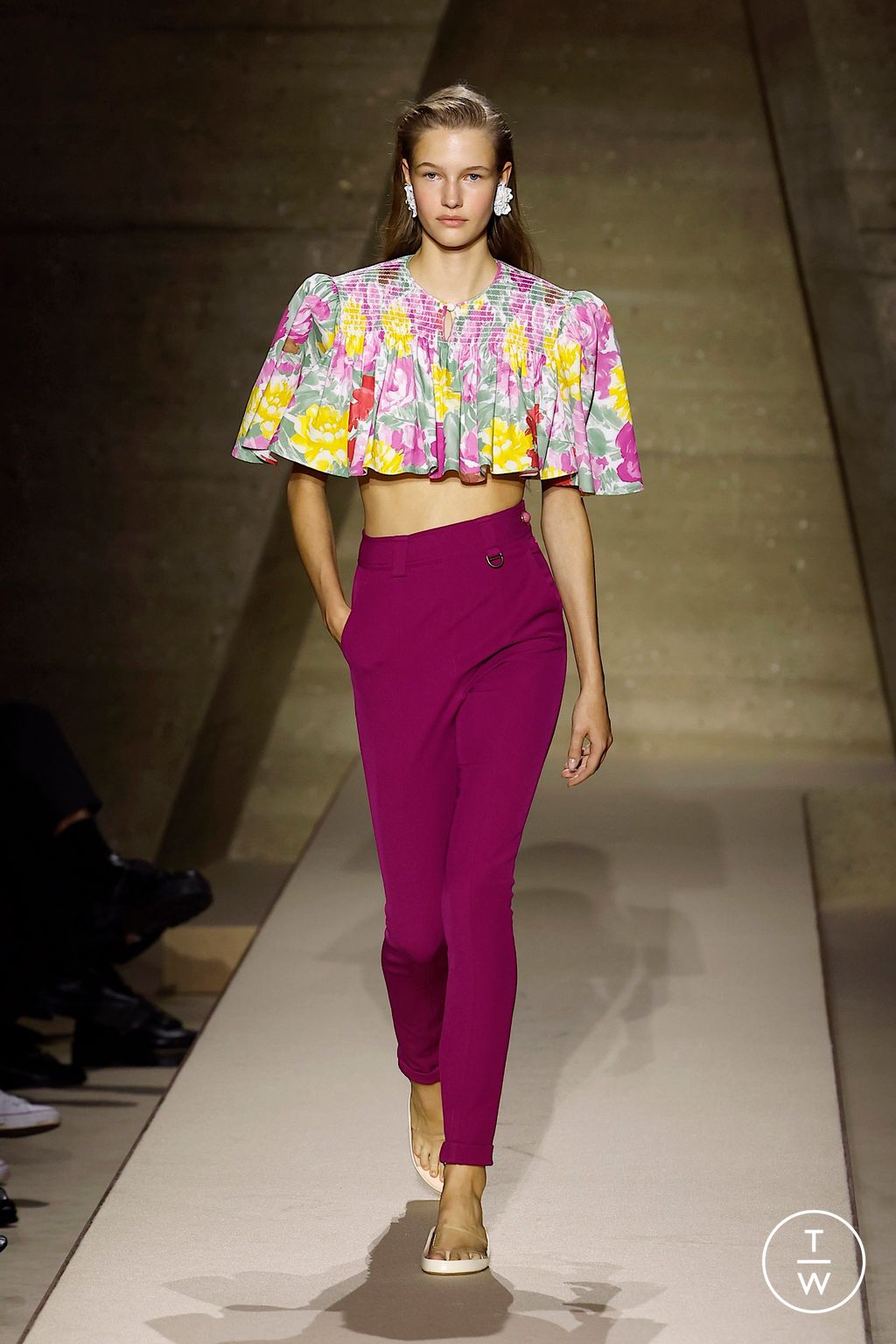 Fashion Week Paris Spring/Summer 2026 look 10 from the Chloé collection womenswear