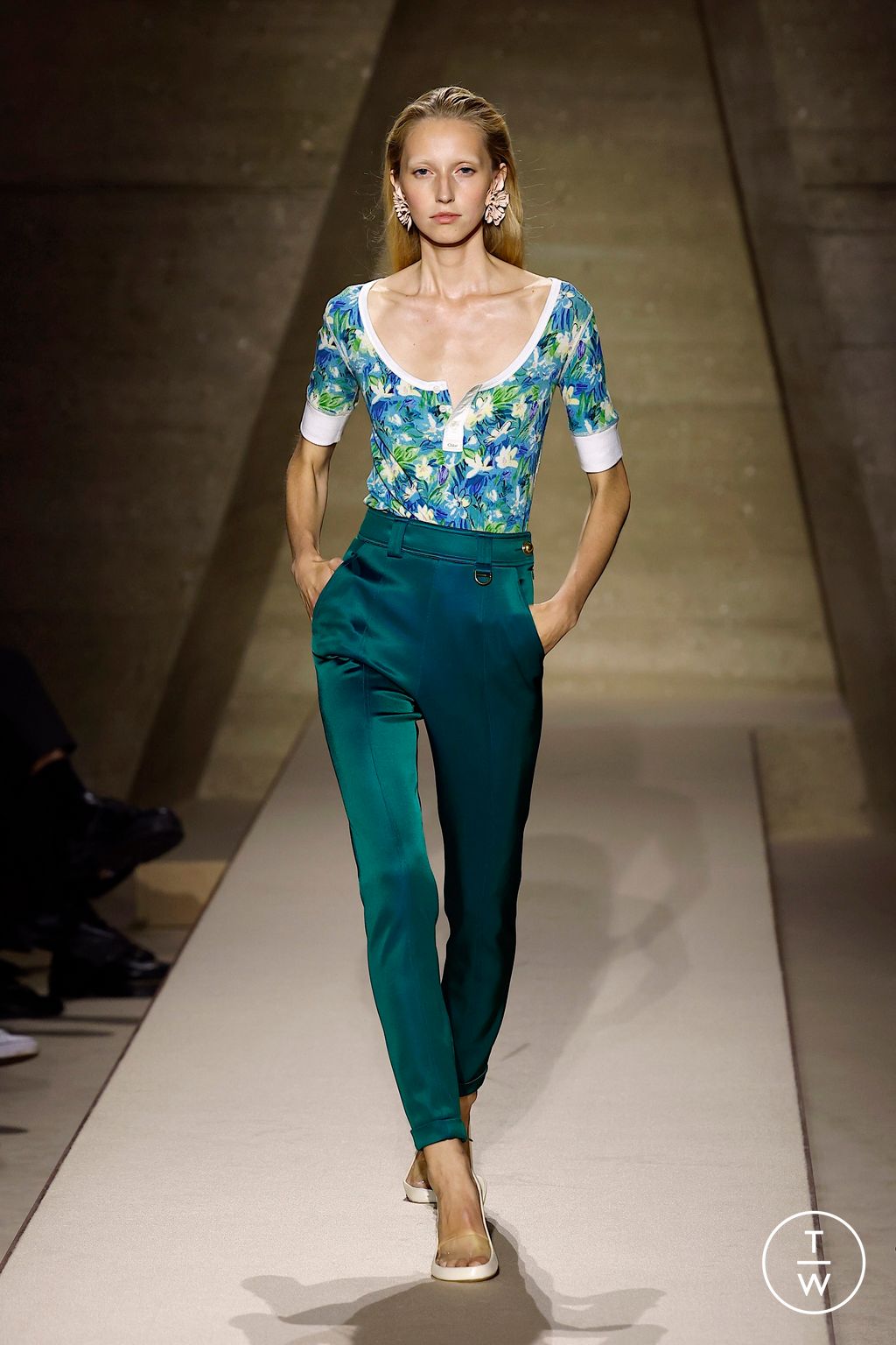 Fashion Week Paris Spring/Summer 2026 look 13 from the Chloé collection womenswear