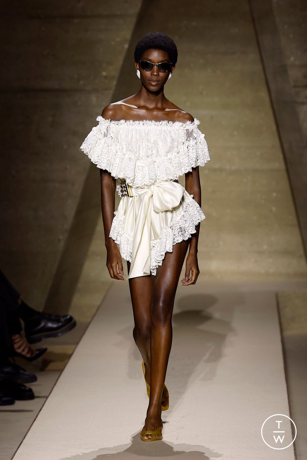Fashion Week Paris Spring/Summer 2026 look 50 from the Chloé collection womenswear