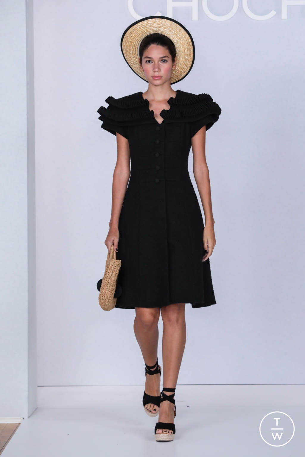 Fashion Week New York Spring/Summer 2021 look 24 de la collection Chocheng womenswear