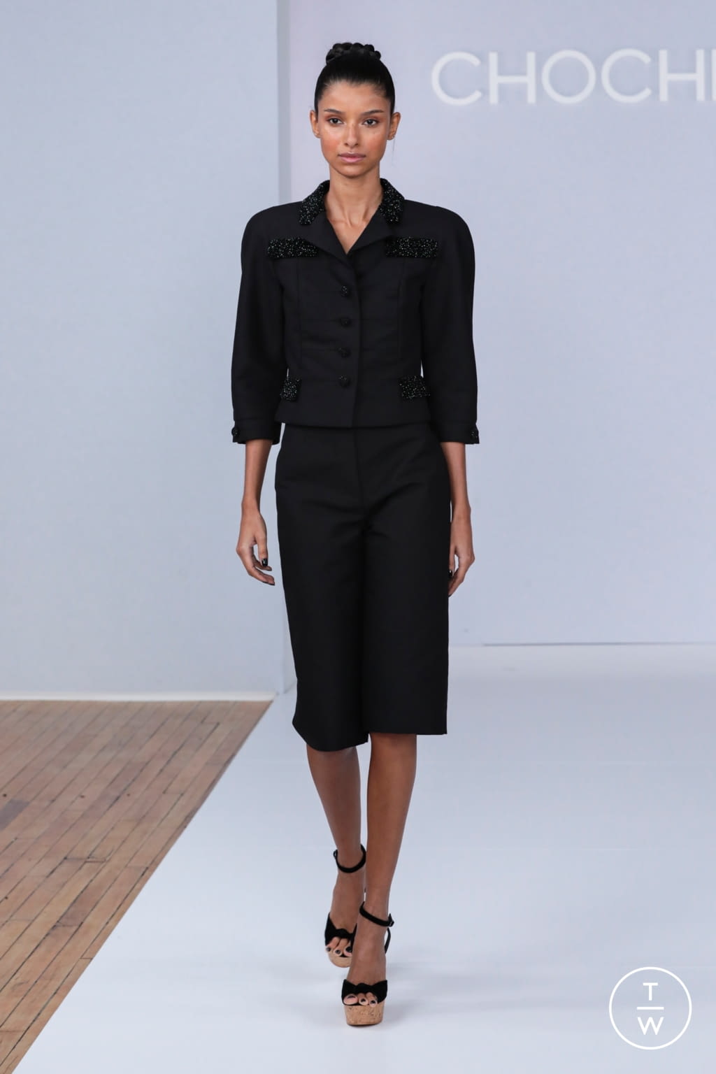 Fashion Week New York Spring/Summer 2021 look 30 from the Chocheng collection womenswear