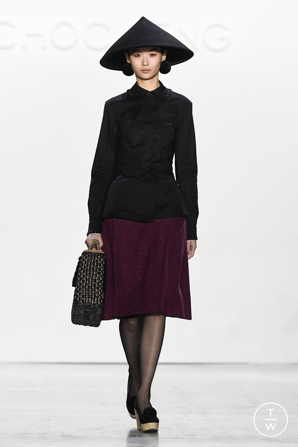 Fashion Week New York Fall/Winter 2023 look 4 de la collection Chocheng womenswear