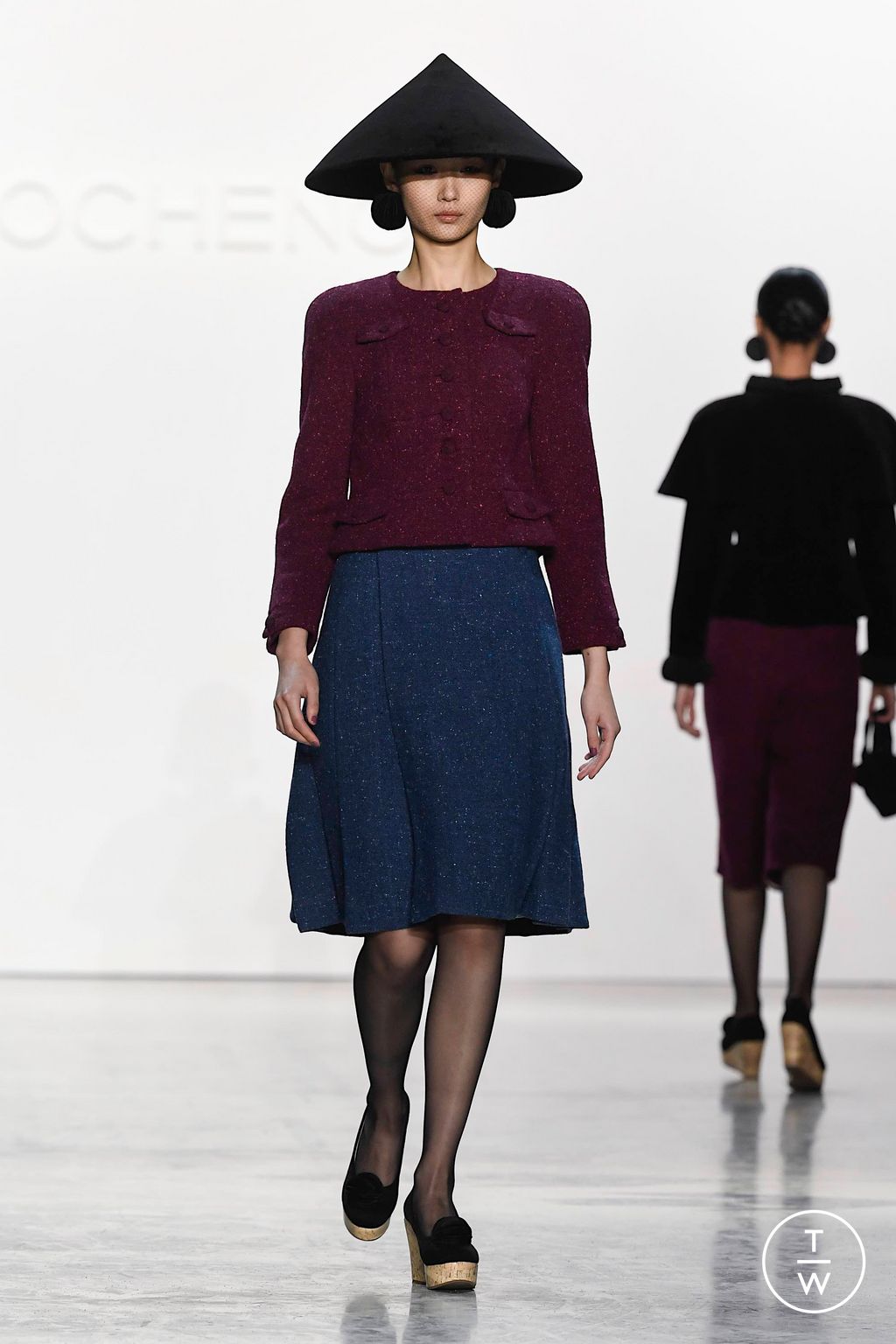 Fashion Week New York Fall/Winter 2023 look 21 de la collection Chocheng womenswear