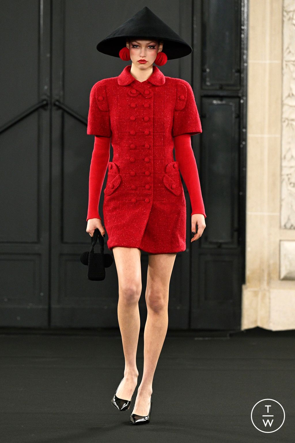 Fashion Week Paris Fall/Winter 2024 look 17 from the Chocheng collection 女装