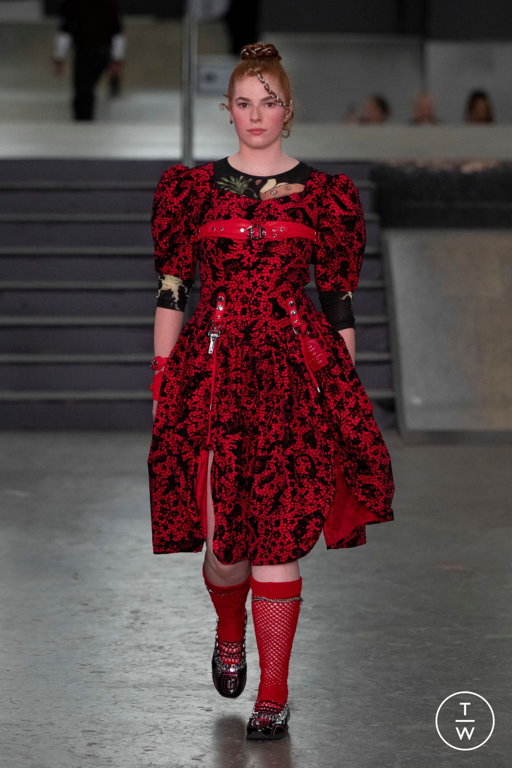 Fashion Week London Spring/Summer 2024 look 9 from the Chopova Lowena collection 女装
