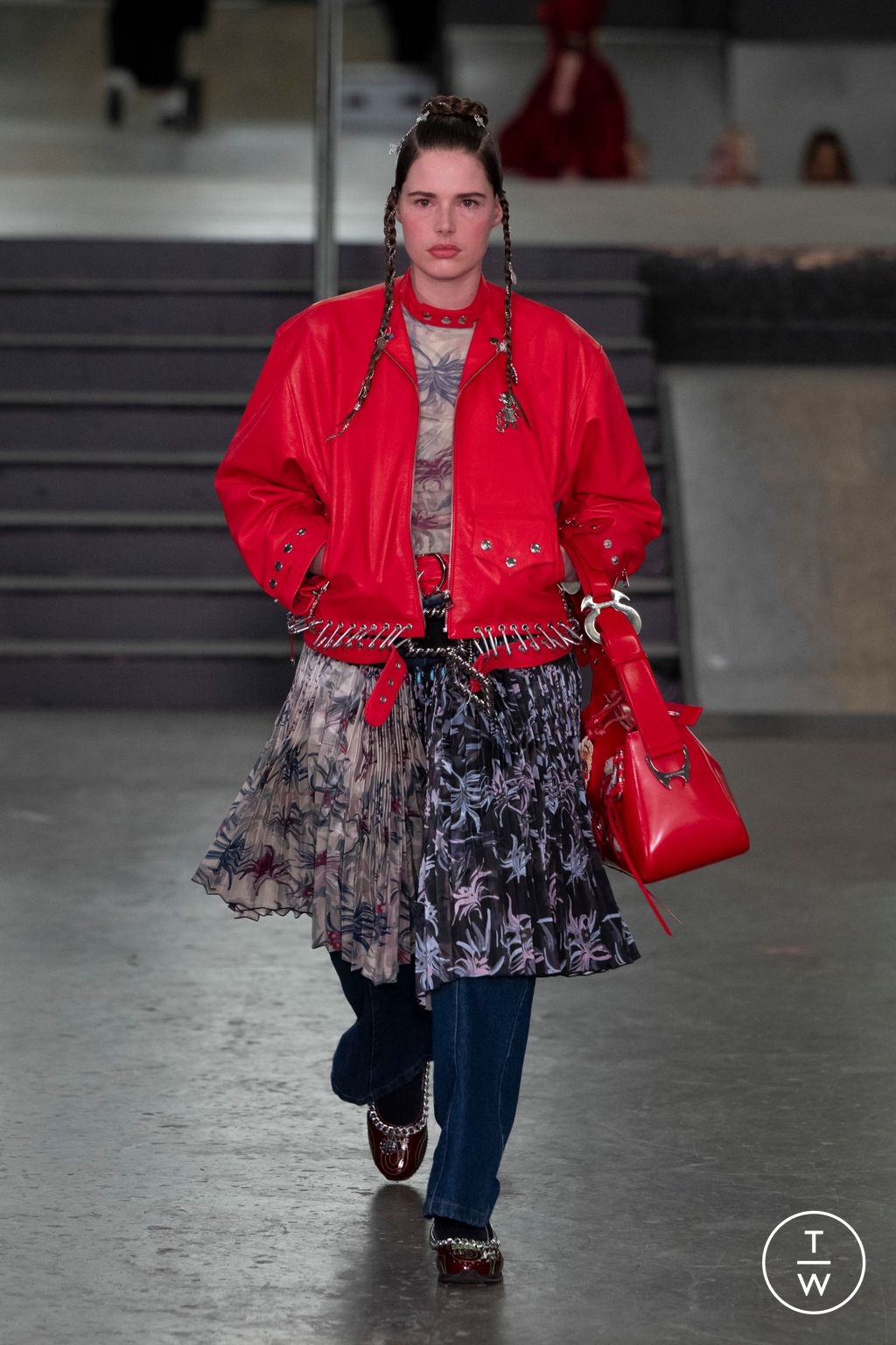 Fashion Week London Spring/Summer 2024 look 14 from the Chopova Lowena collection 女装