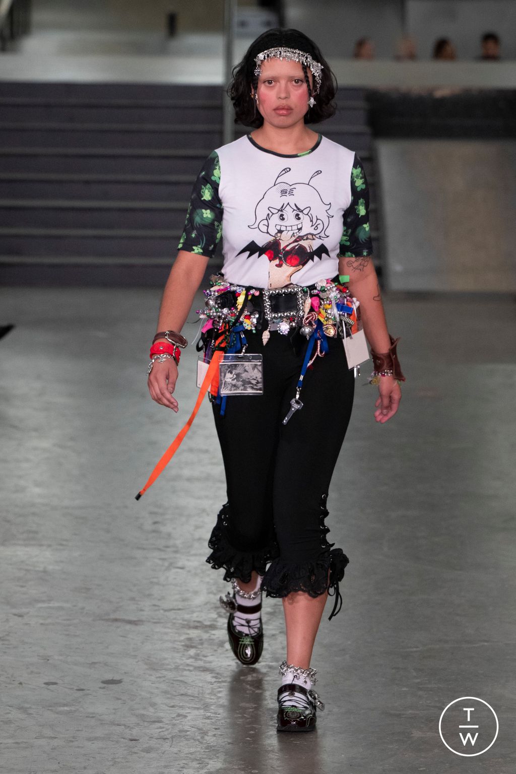 Fashion Week London Spring/Summer 2024 look 17 from the Chopova Lowena collection 女装