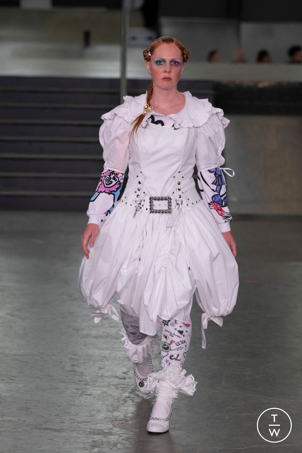 Fashion Week London Spring/Summer 2024 look 34 from the Chopova Lowena collection 女装