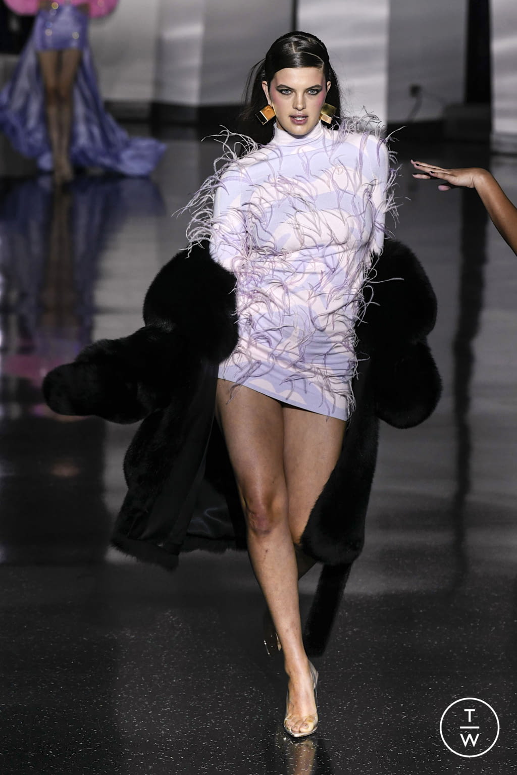 Fashion Week New York Fall/Winter 2022 look 10 de la collection Christian Cowan womenswear