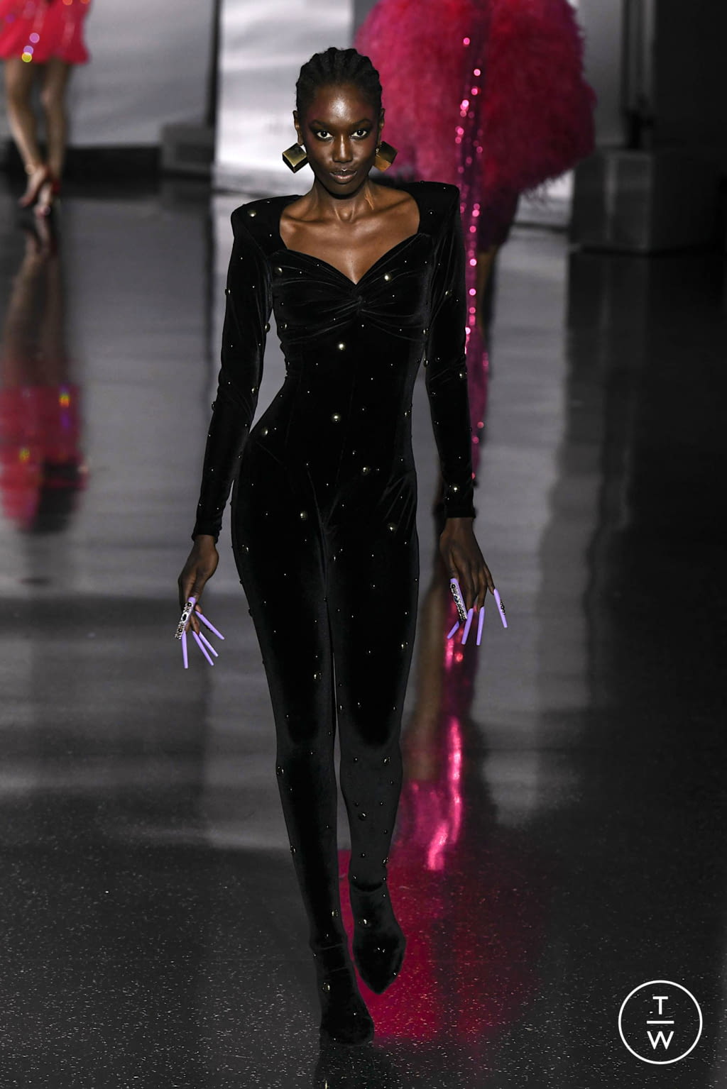 Fashion Week New York Fall/Winter 2022 look 23 from the Christian Cowan collection womenswear
