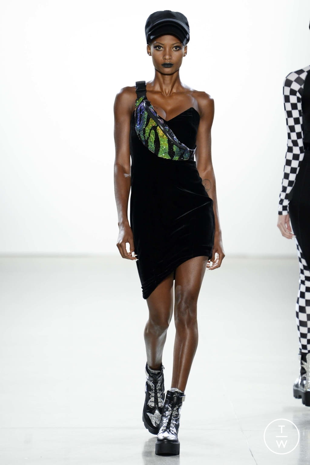 Fashion Week New York Spring/Summer 2019 look 13 from the Christian Cowan collection womenswear