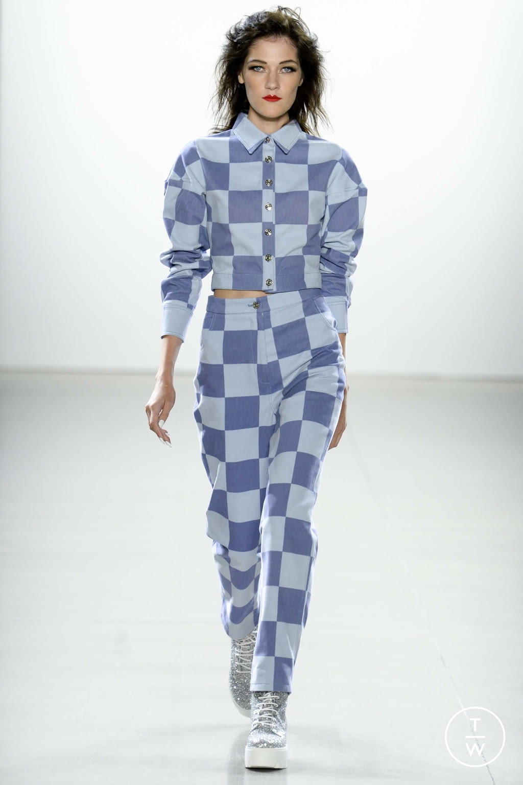 Fashion Week New York Spring/Summer 2019 look 19 from the Christian Cowan collection 女装