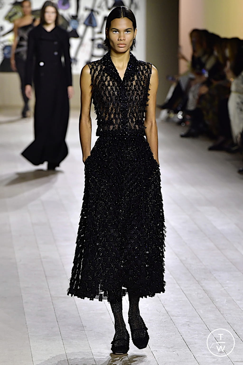 Fashion Week Paris Spring/Summer 2022 look 2 de la collection Christian Dior couture