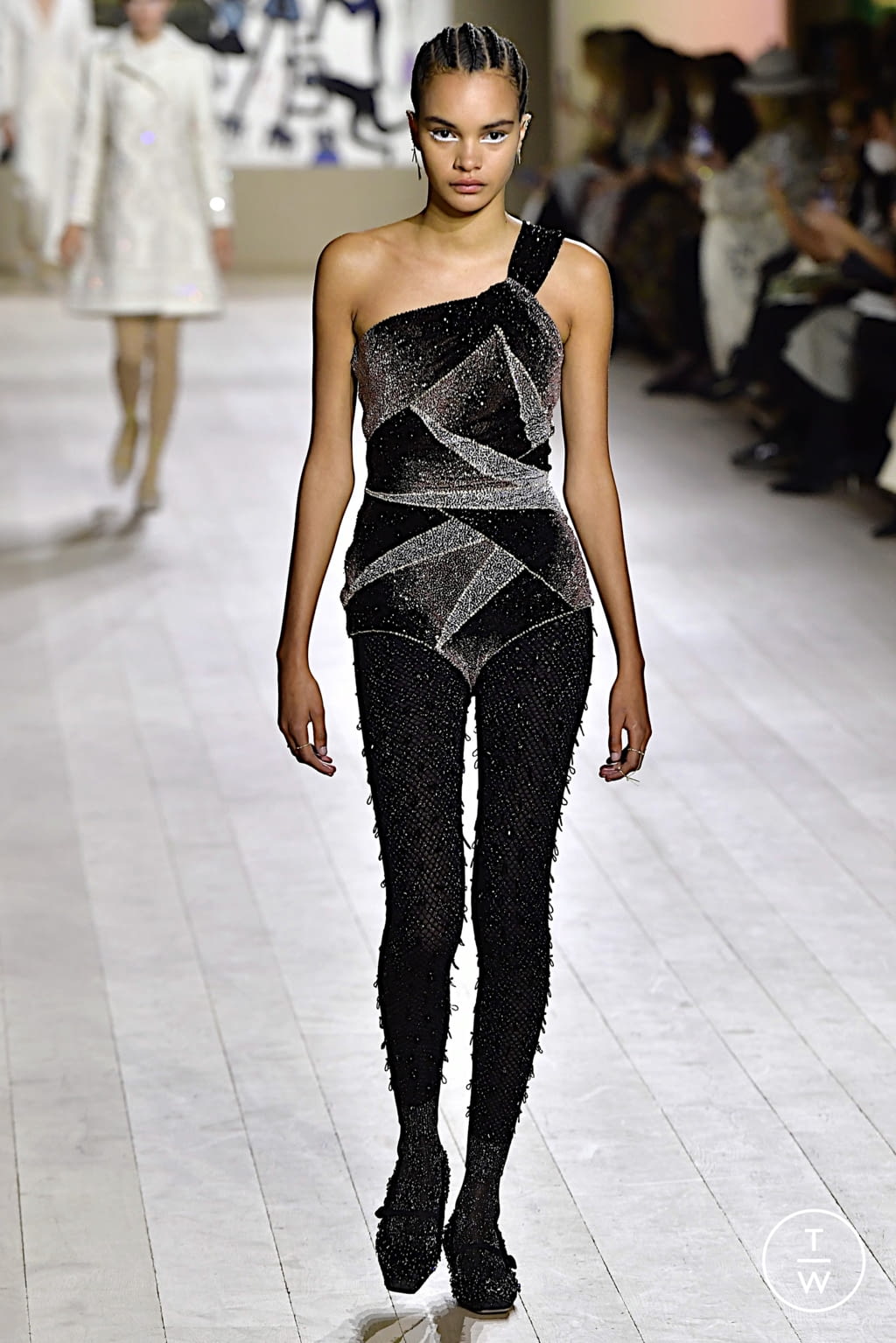 Fashion Week Paris Spring/Summer 2022 look 4 from the Christian Dior collection 高级定制