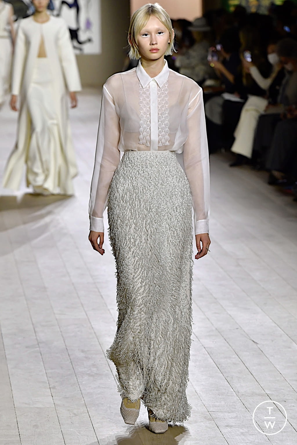 Fashion Week Paris Spring/Summer 2022 look 7 de la collection Christian Dior couture