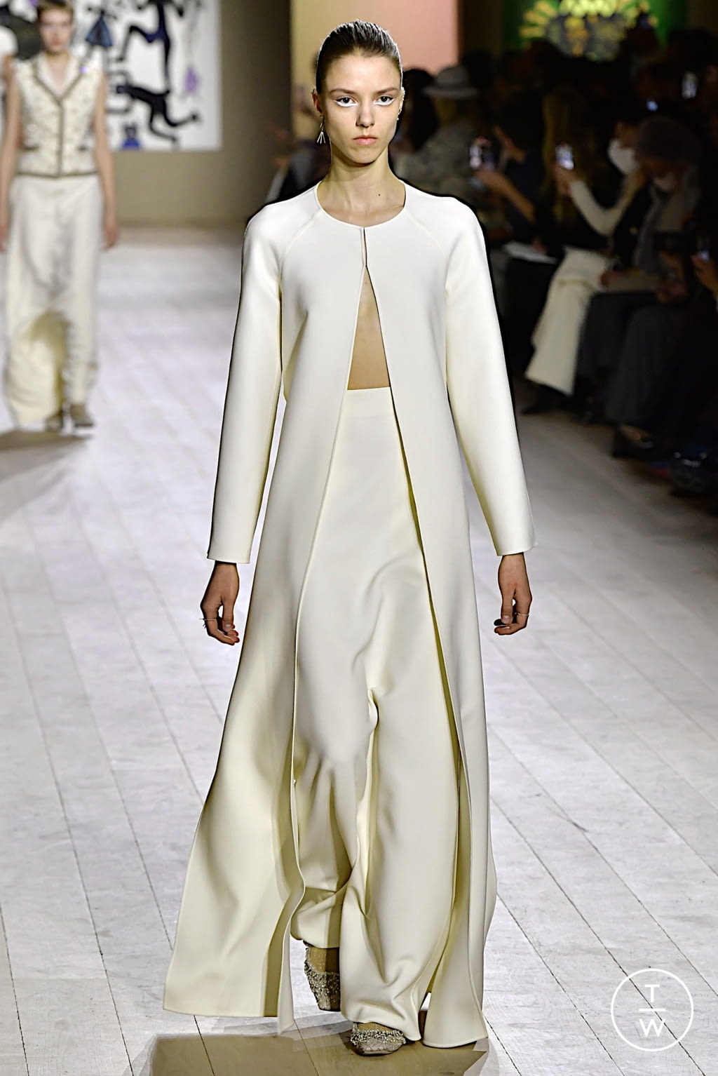 Fashion Week Paris Spring/Summer 2022 look 8 de la collection Christian Dior couture