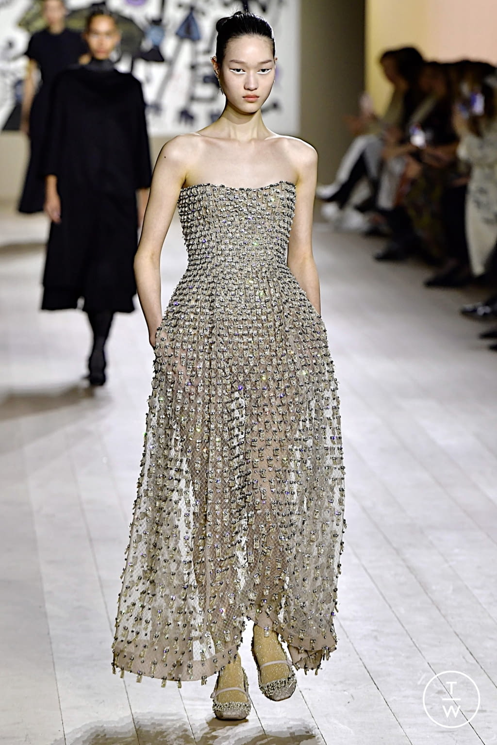 Fashion Week Paris Spring/Summer 2022 look 48 from the Christian Dior collection 高级定制