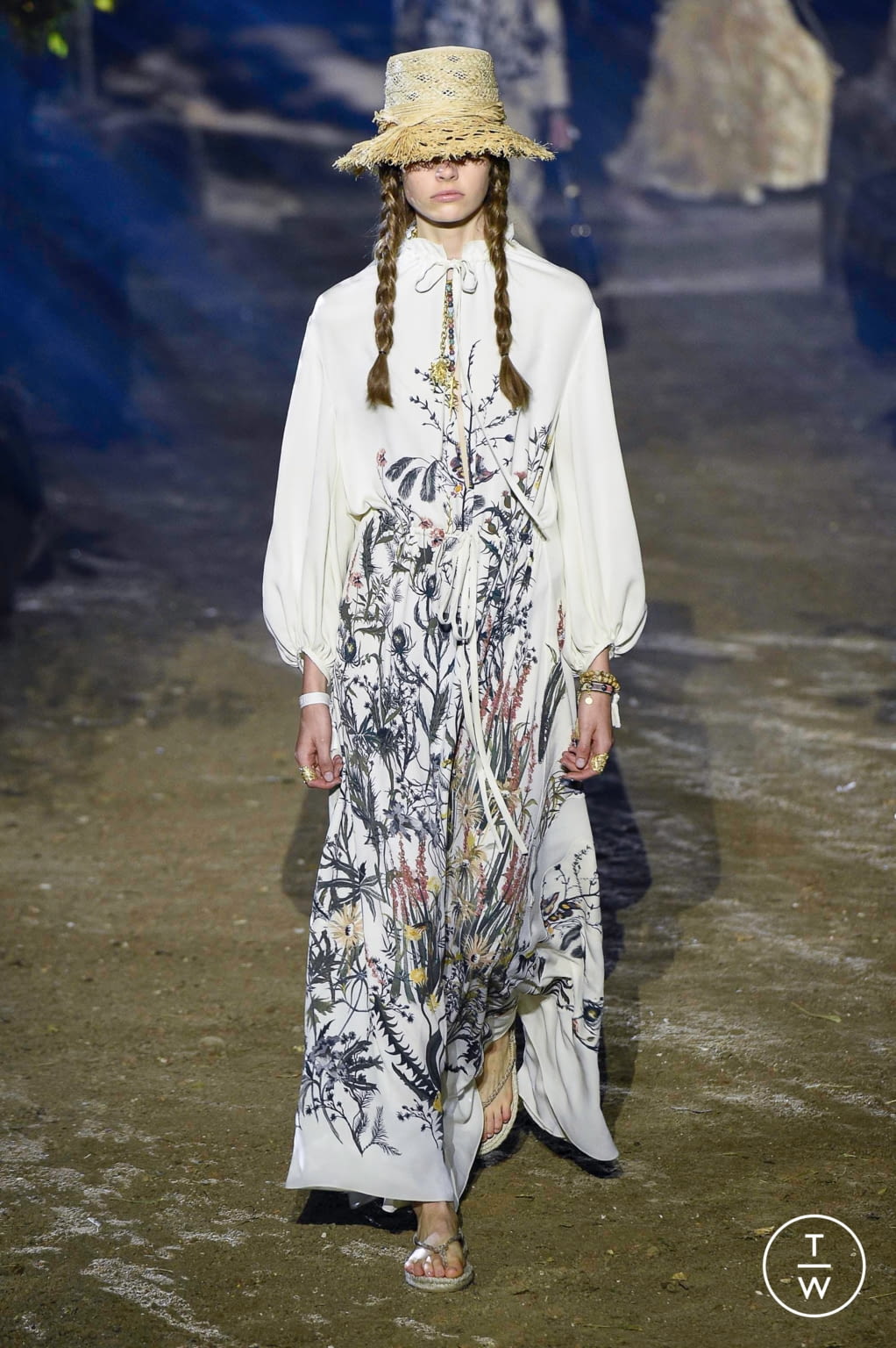 Fashion Week Paris Spring/Summer 2020 look 7 de la collection Christian Dior womenswear