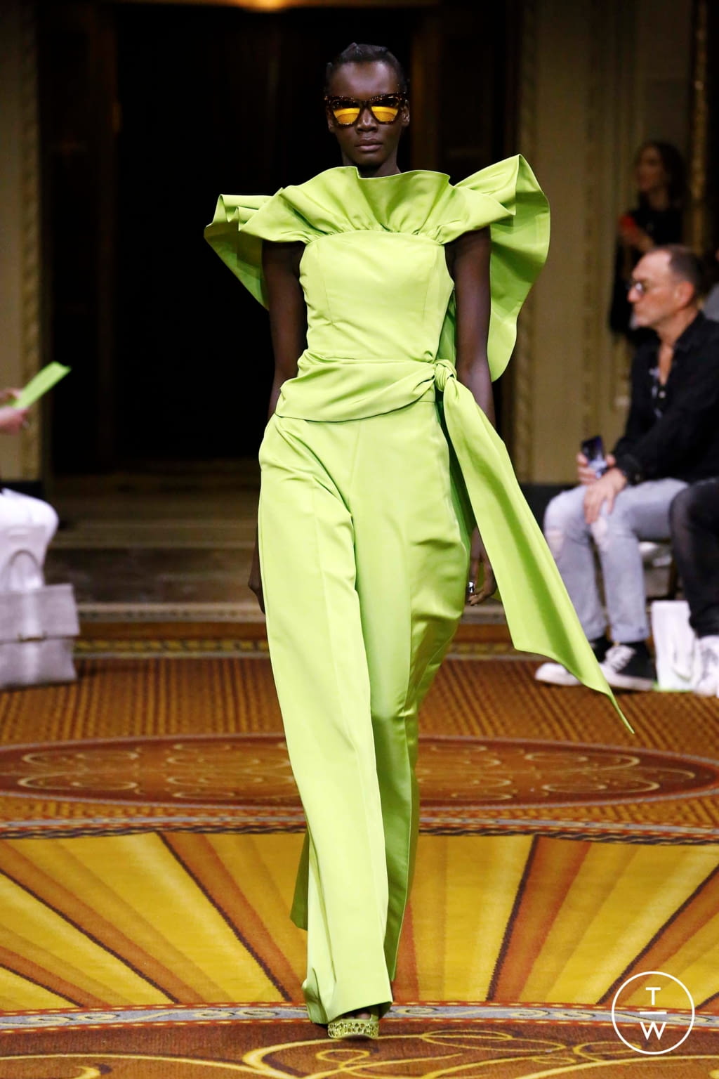 Fashion Week New York Spring/Summer 2019 look 52 from the Christian Siriano collection womenswear