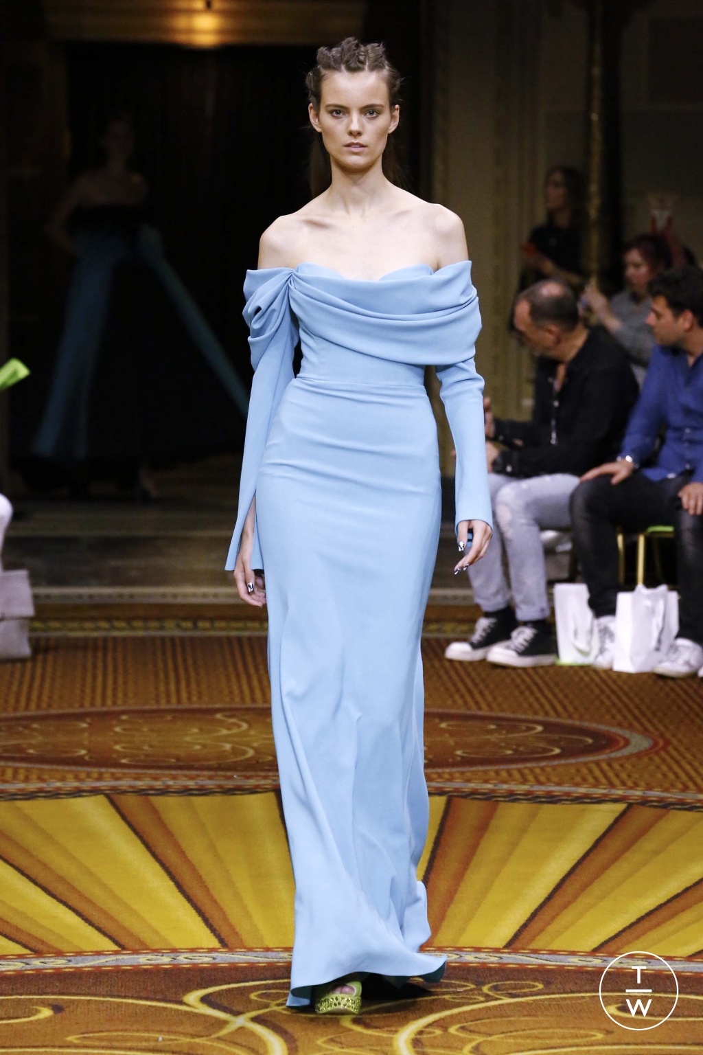 Fashion Week New York Spring/Summer 2019 look 60 from the Christian Siriano collection 女装