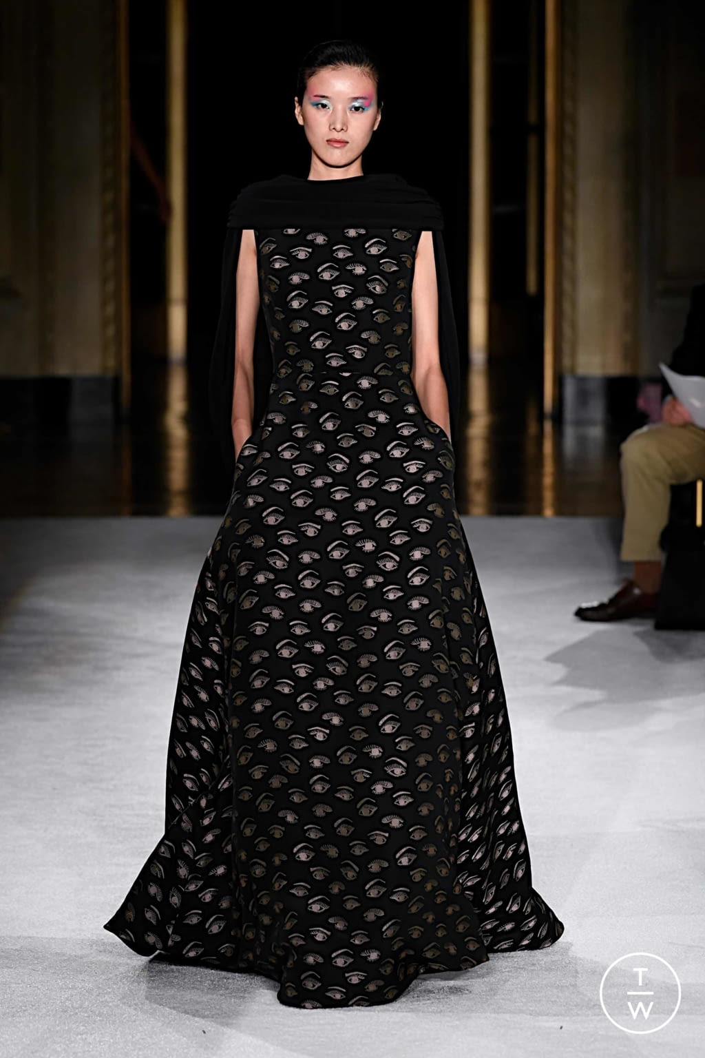 Fashion Week New York Spring/Summer 2020 look 19 from the Christian Siriano collection womenswear