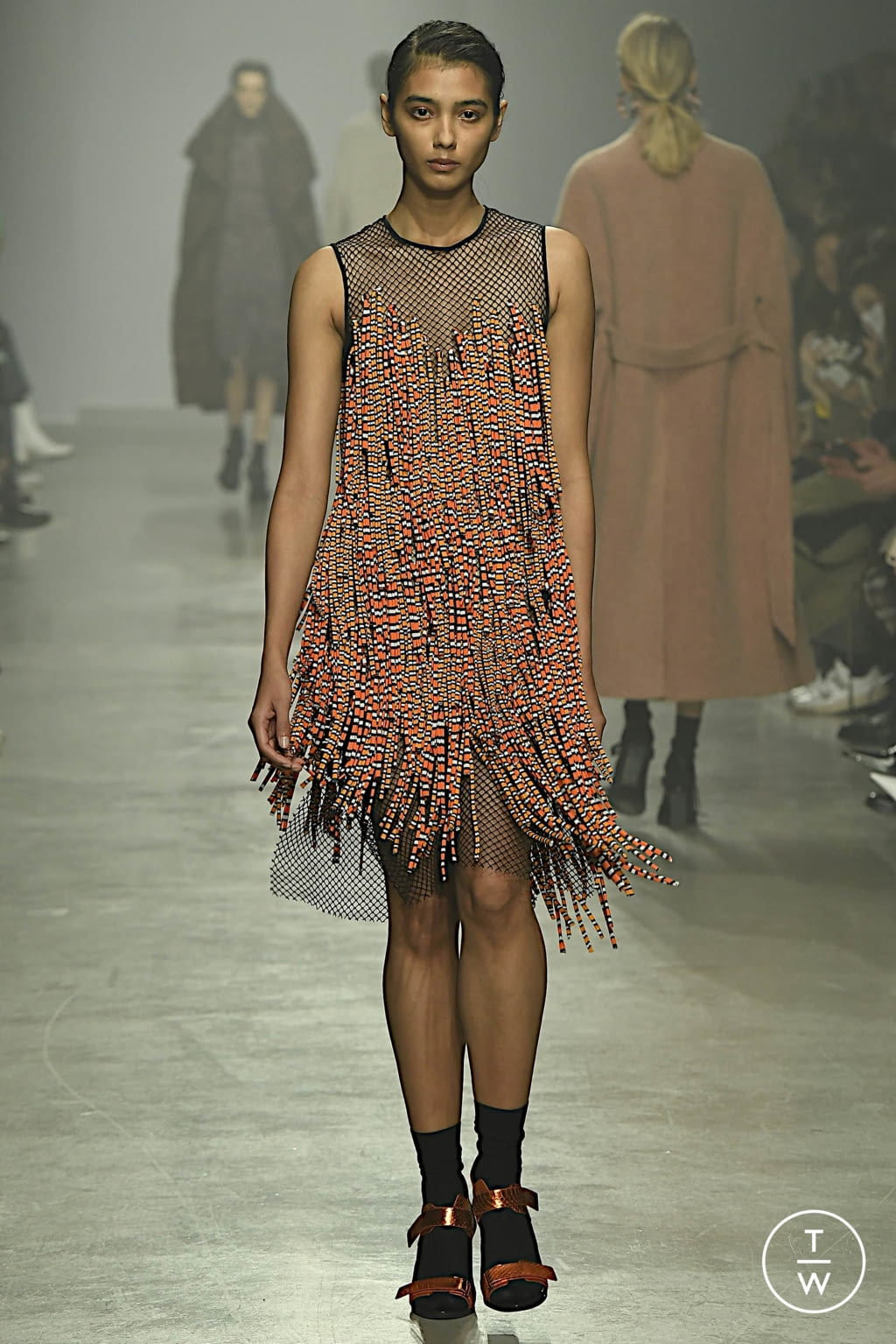 Fashion Week Paris Fall/Winter 2020 look 11 from the Christian Wijnants collection womenswear