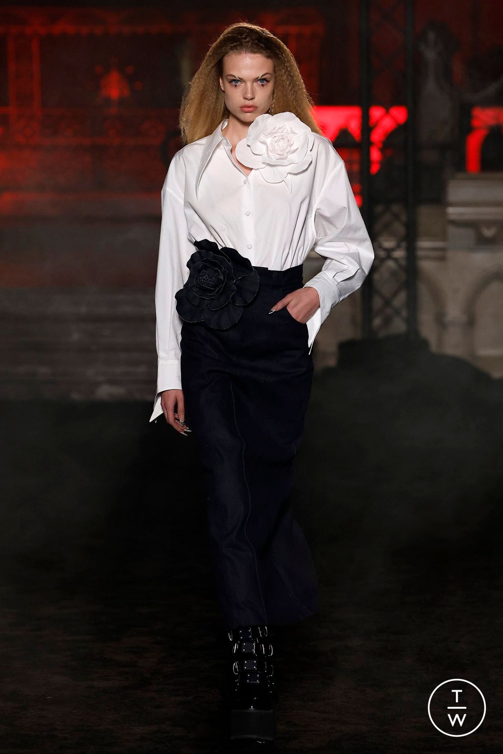 Fashion Week Paris Spring/Summer 2024 look 1 from the Christian Cowan collection womenswear