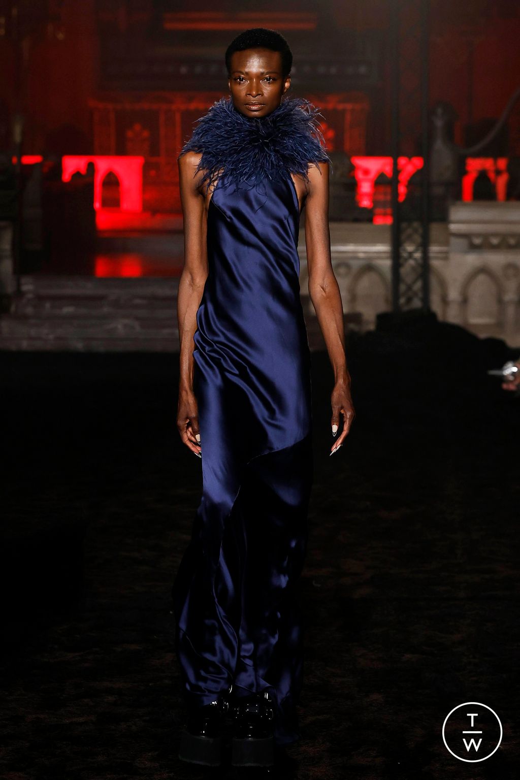 Fashion Week Paris Spring/Summer 2024 look 9 de la collection Christian Cowan womenswear