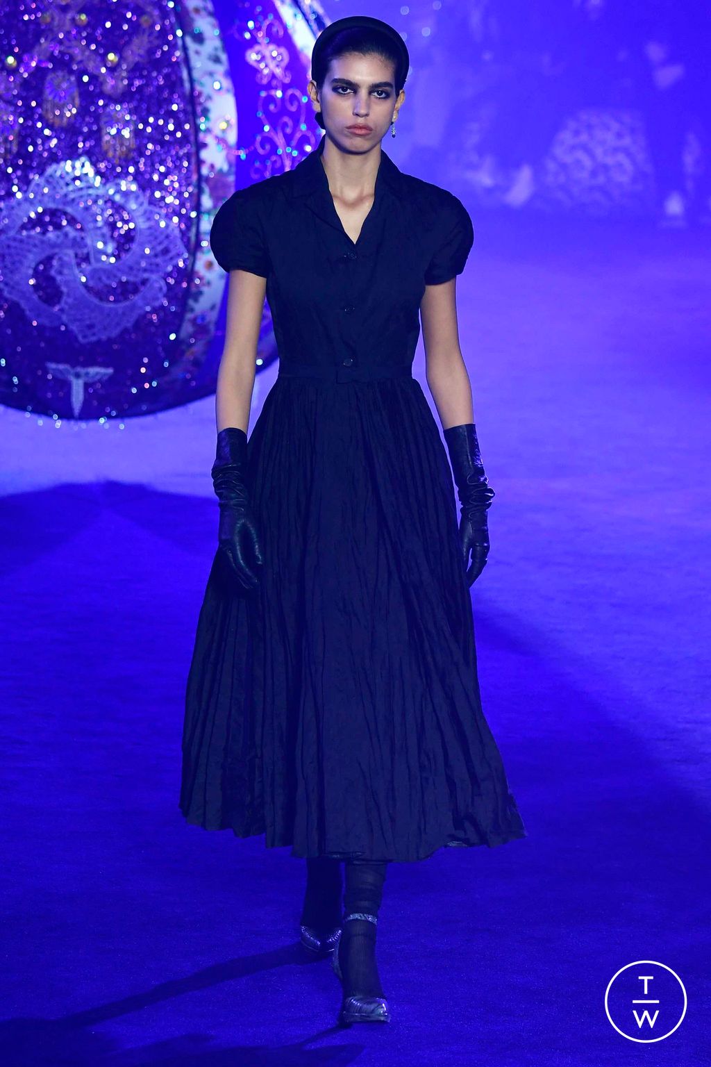 Fashion Week Paris Fall/Winter 2023 look 5 de la collection Christian Dior womenswear