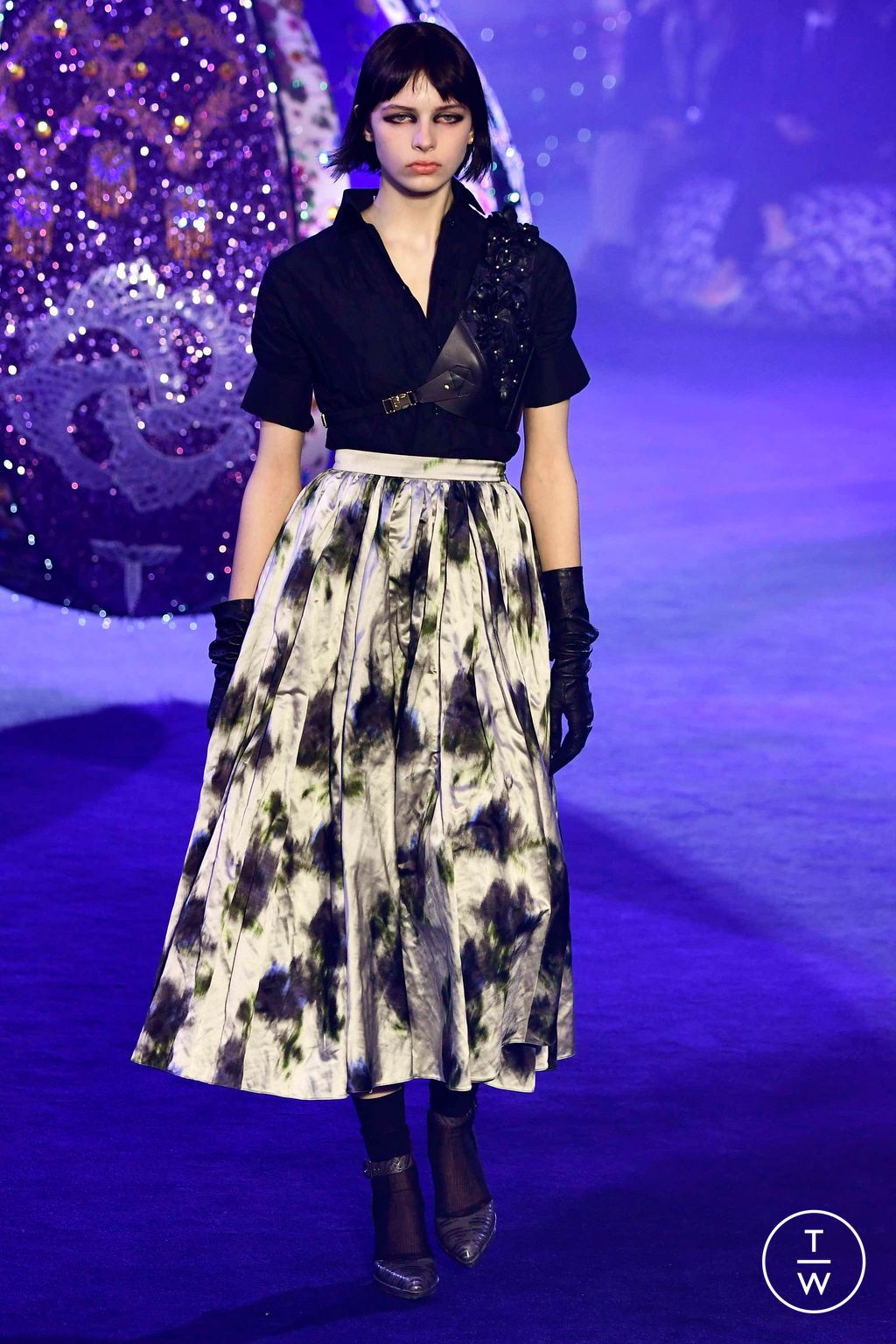 Fashion Week Paris Fall/Winter 2023 look 27 from the Christian Dior collection 女装