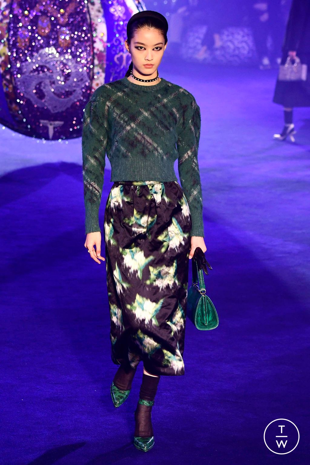 Fashion Week Paris Fall/Winter 2023 look 34 from the Christian Dior collection womenswear