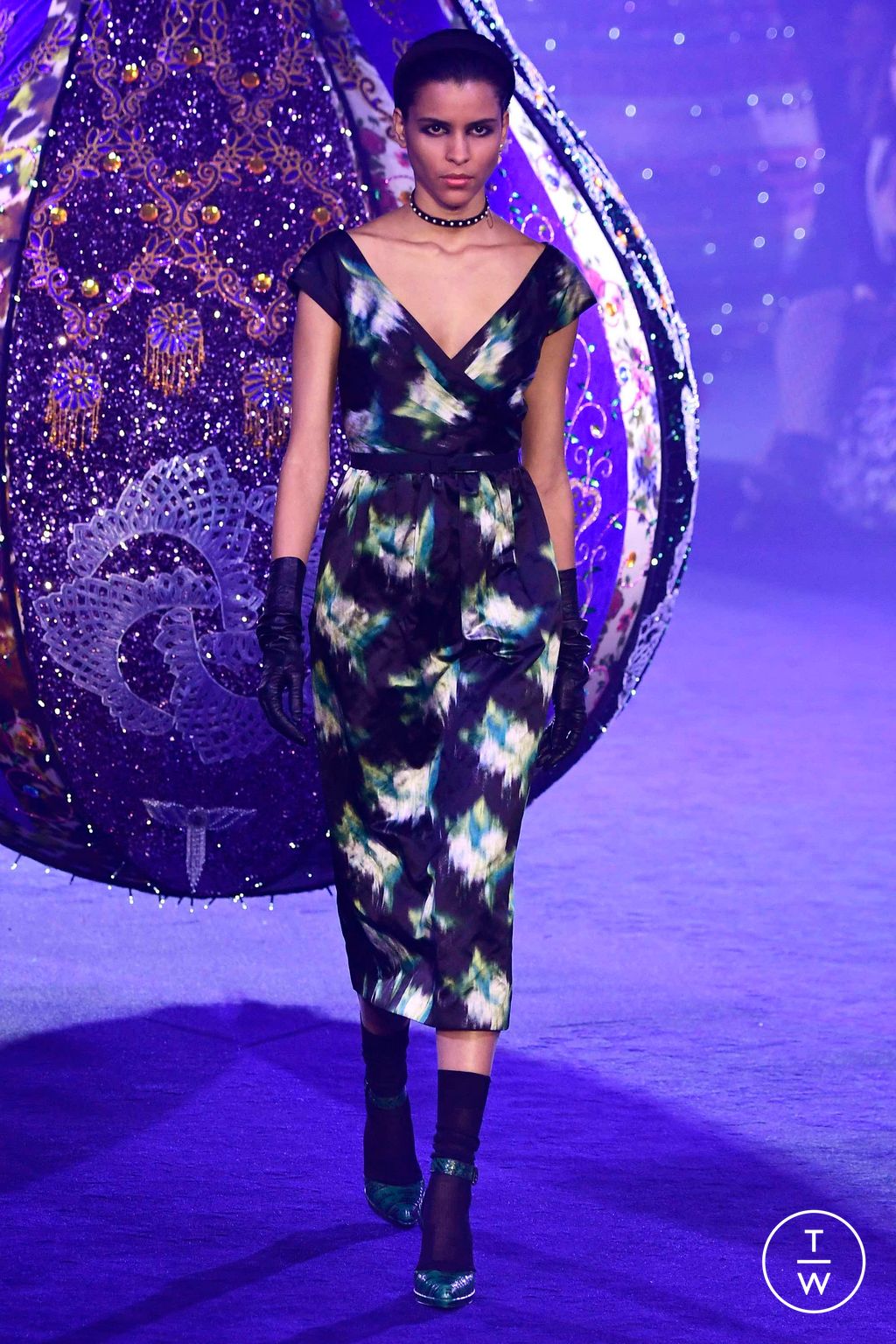 Fashion Week Paris Fall/Winter 2023 look 35 de la collection Christian Dior womenswear