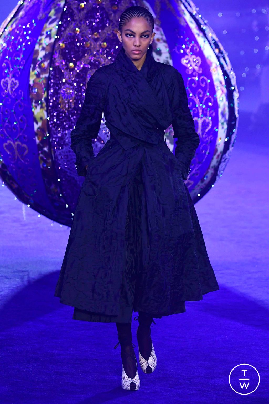 Fashion Week Paris Fall/Winter 2023 look 37 from the Christian Dior collection 女装