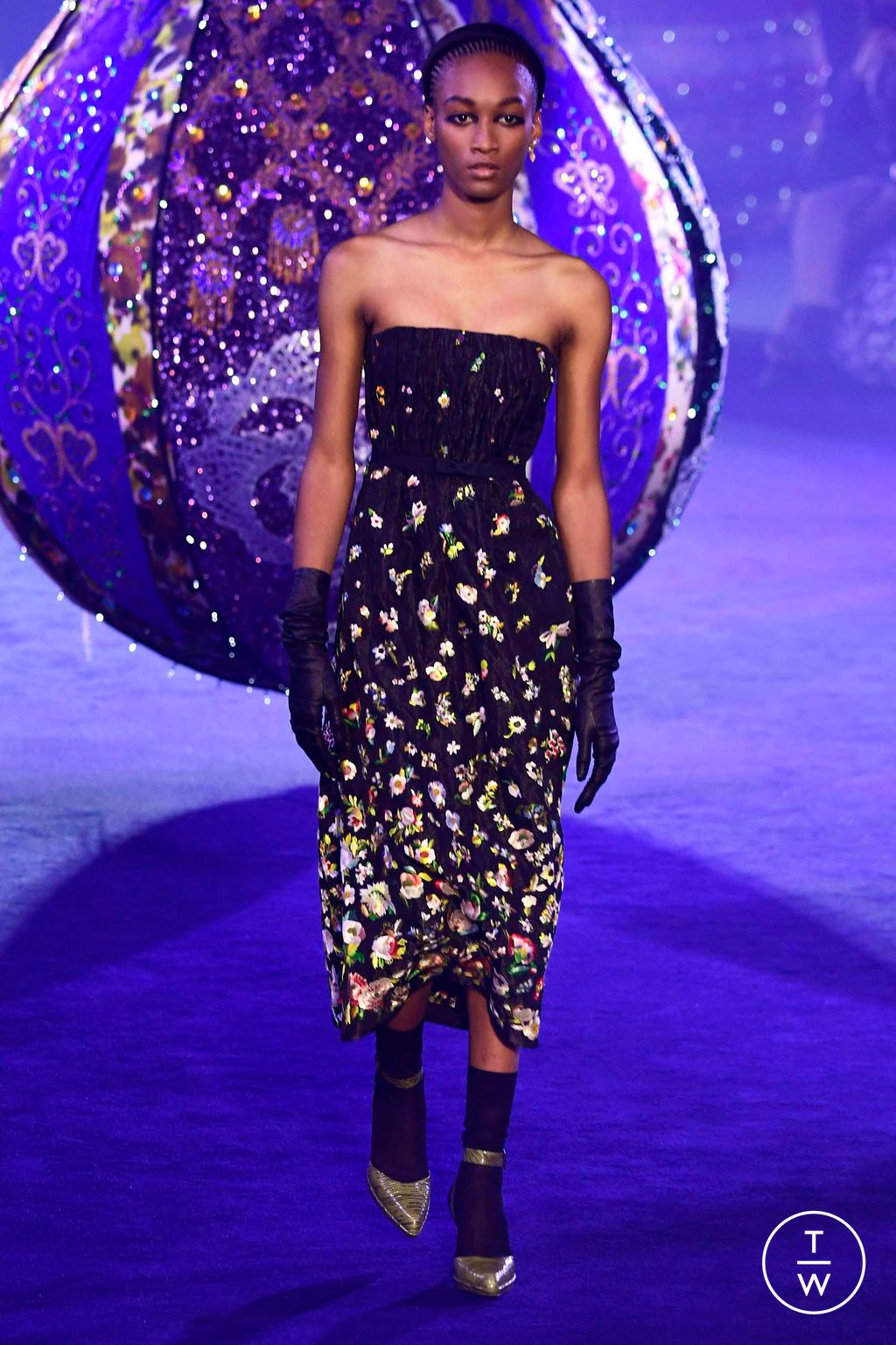 Fashion Week Paris Fall/Winter 2023 look 38 de la collection Christian Dior womenswear