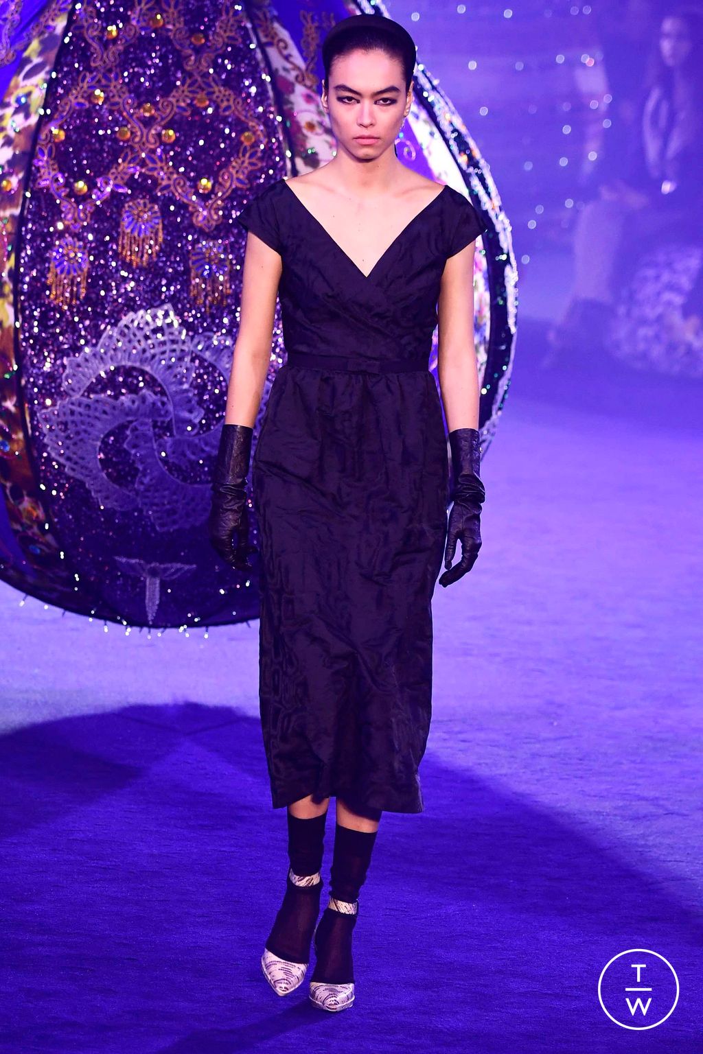 Fashion Week Paris Fall/Winter 2023 look 42 de la collection Christian Dior womenswear