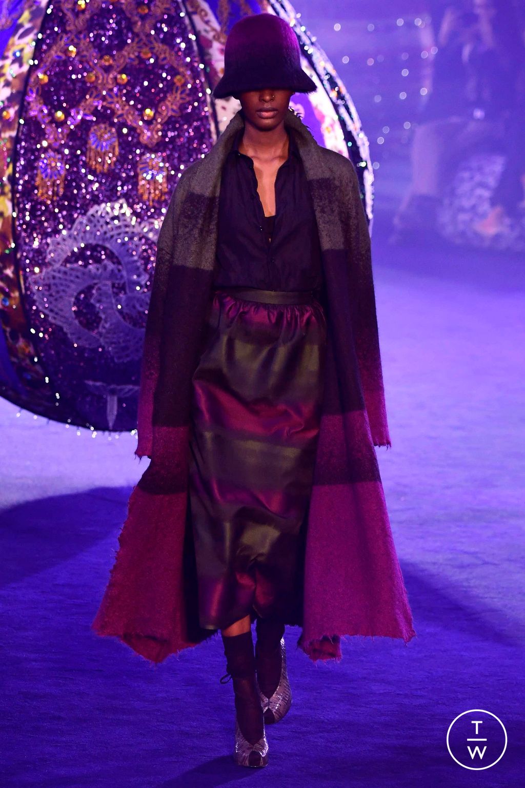 Fashion Week Paris Fall/Winter 2023 look 45 de la collection Christian Dior womenswear