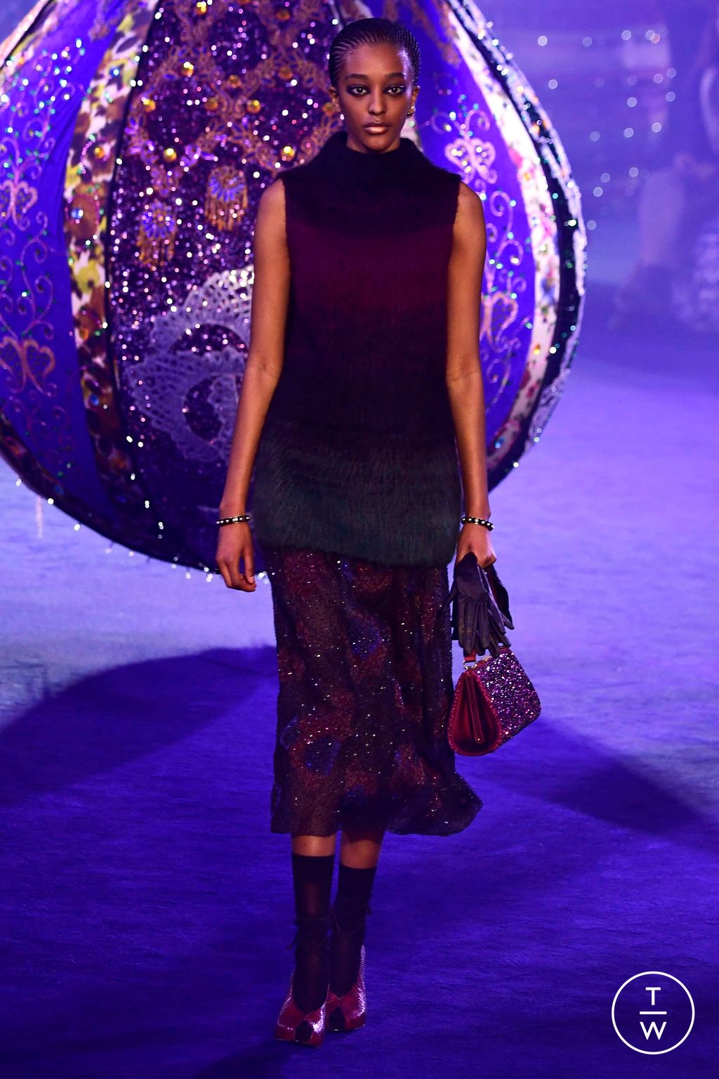 Fashion Week Paris Fall/Winter 2023 look 47 de la collection Christian Dior womenswear