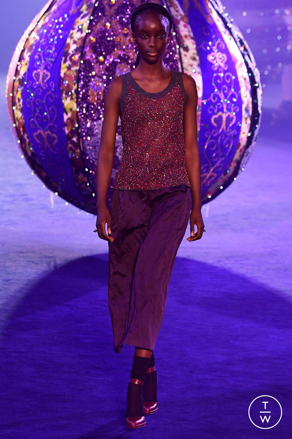 Fashion Week Paris Fall/Winter 2023 look 51 de la collection Christian Dior womenswear