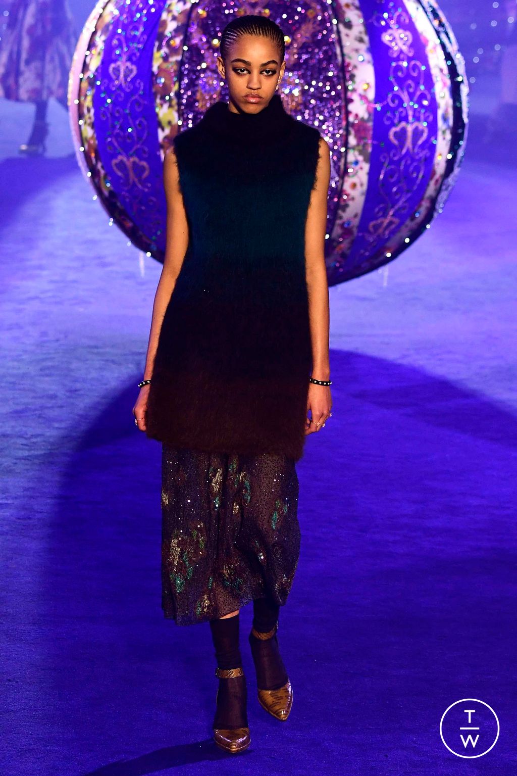 Fashion Week Paris Fall/Winter 2023 look 54 de la collection Christian Dior womenswear