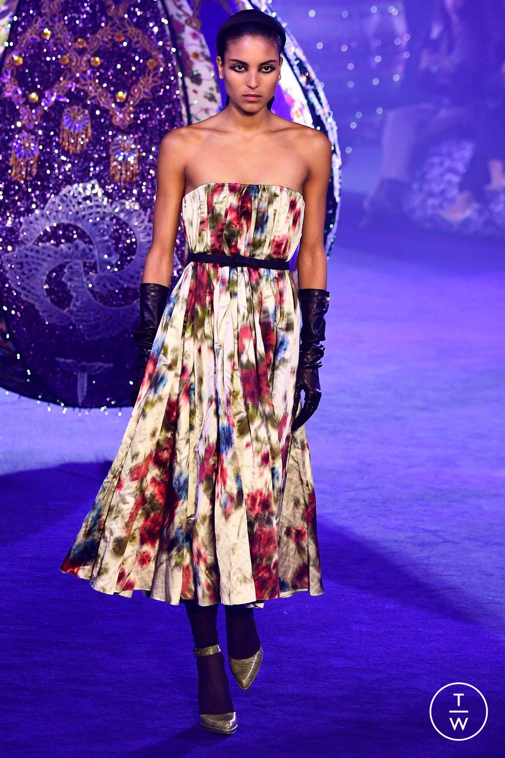 Fashion Week Paris Fall/Winter 2023 look 57 de la collection Christian Dior womenswear