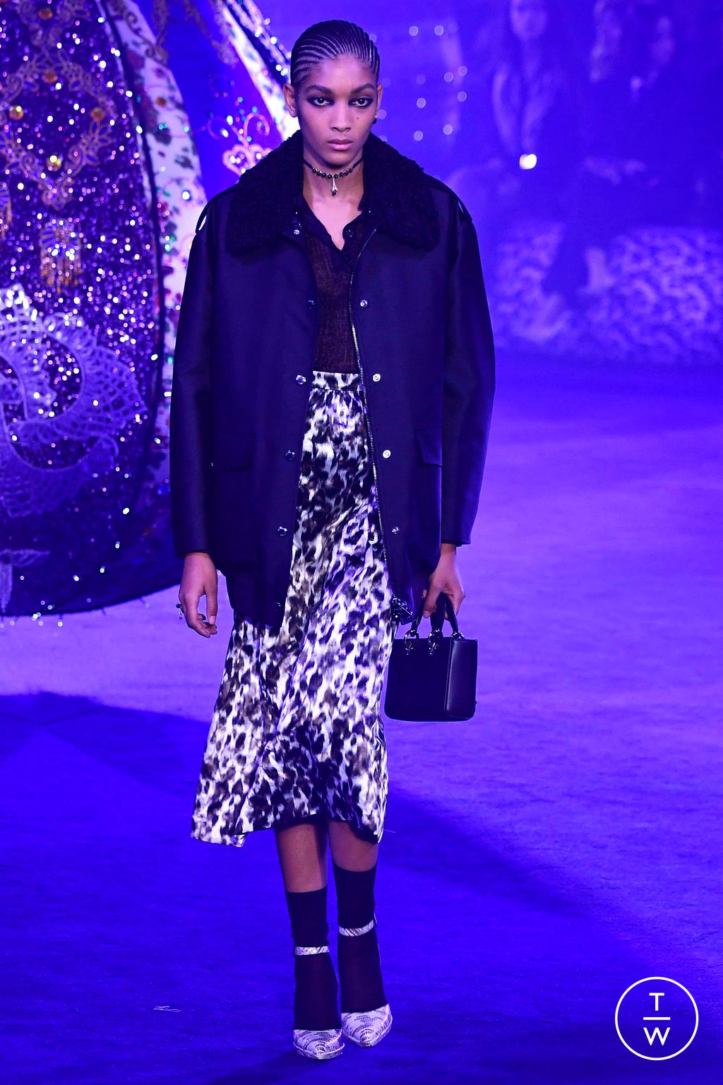 Fashion Week Paris Fall/Winter 2023 look 75 from the Christian Dior collection womenswear