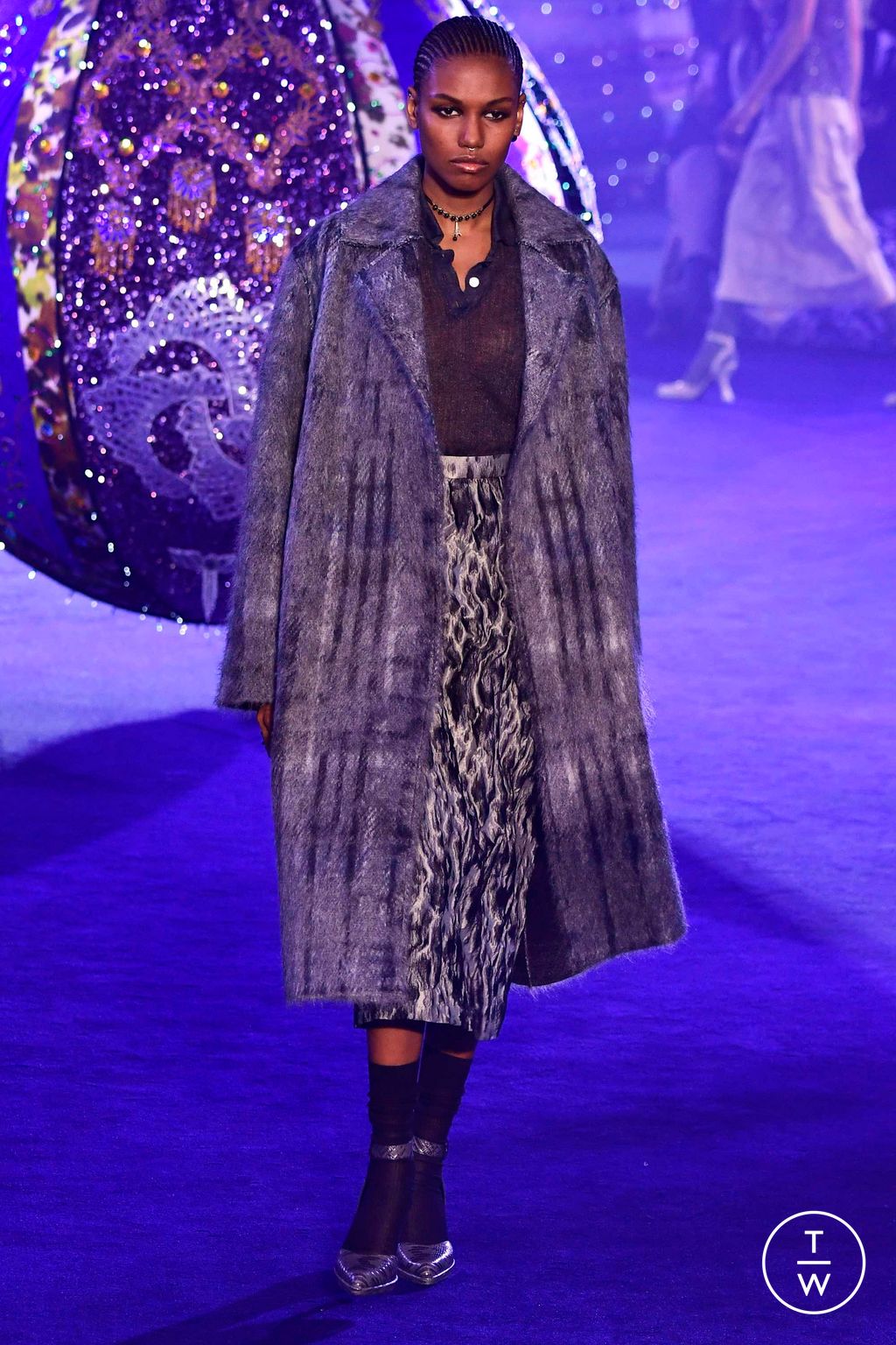 Fashion Week Paris Fall/Winter 2023 look 77 from the Christian Dior collection womenswear