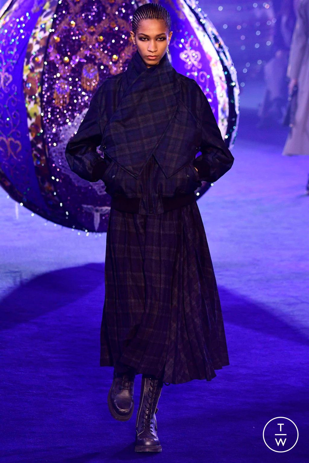 Fashion Week Paris Fall/Winter 2023 look 83 from the Christian Dior collection womenswear