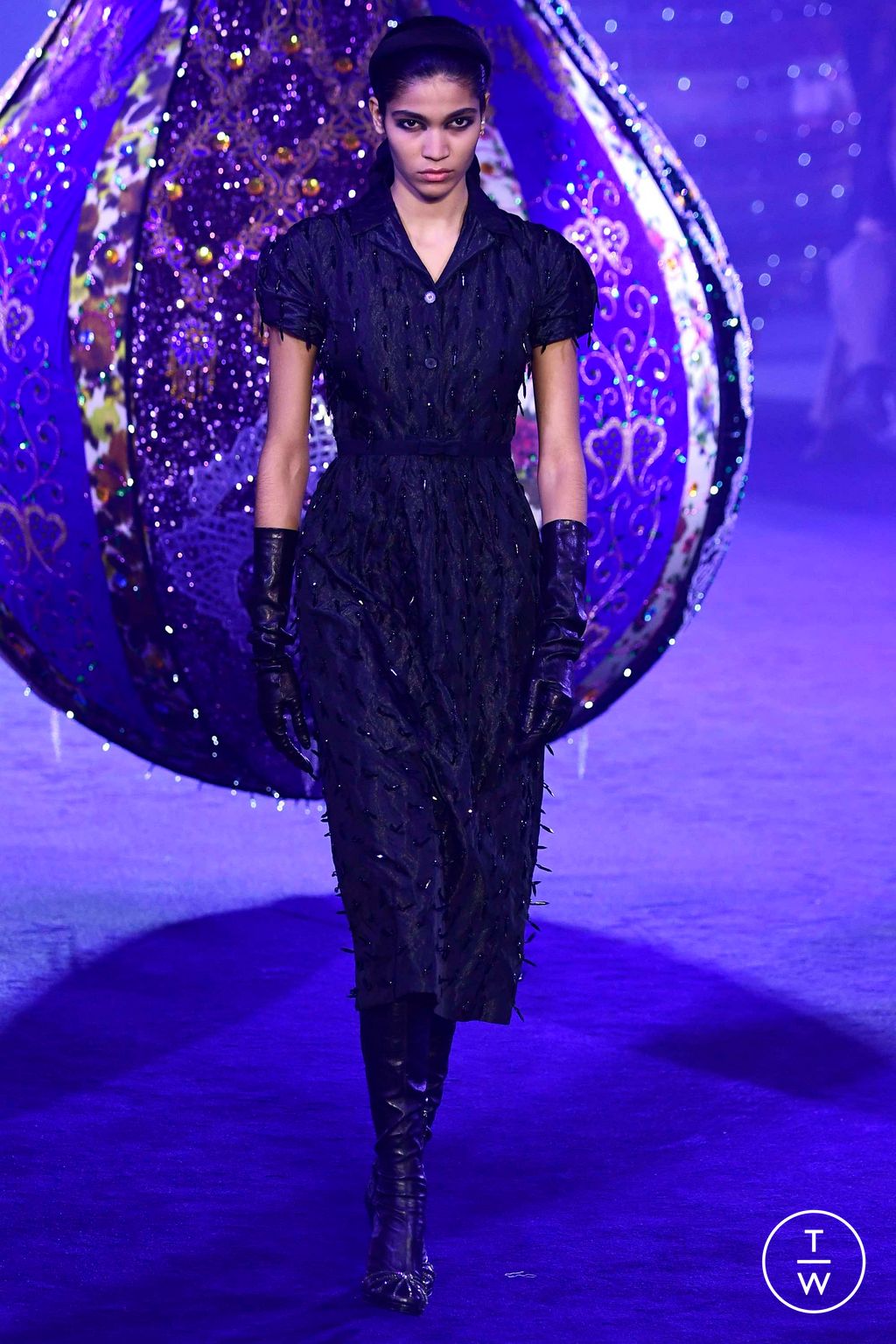 Fashion Week Paris Fall/Winter 2023 look 91 from the Christian Dior collection womenswear