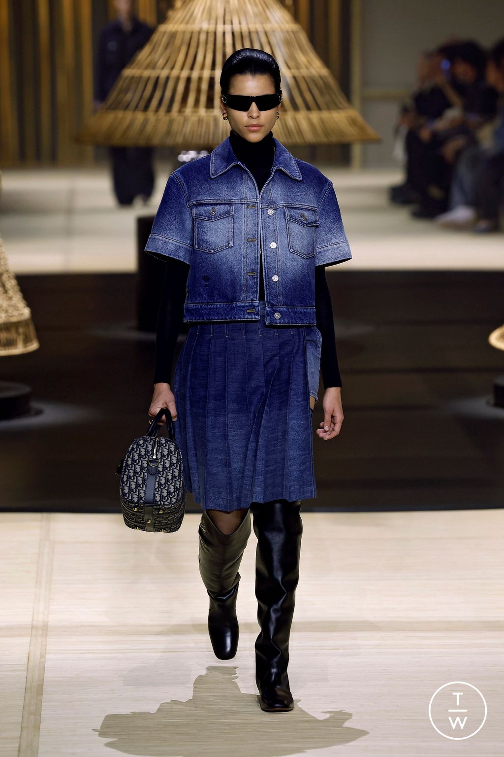 Fashion Week Paris Fall/Winter 2024 look 47 from the Christian Dior collection womenswear