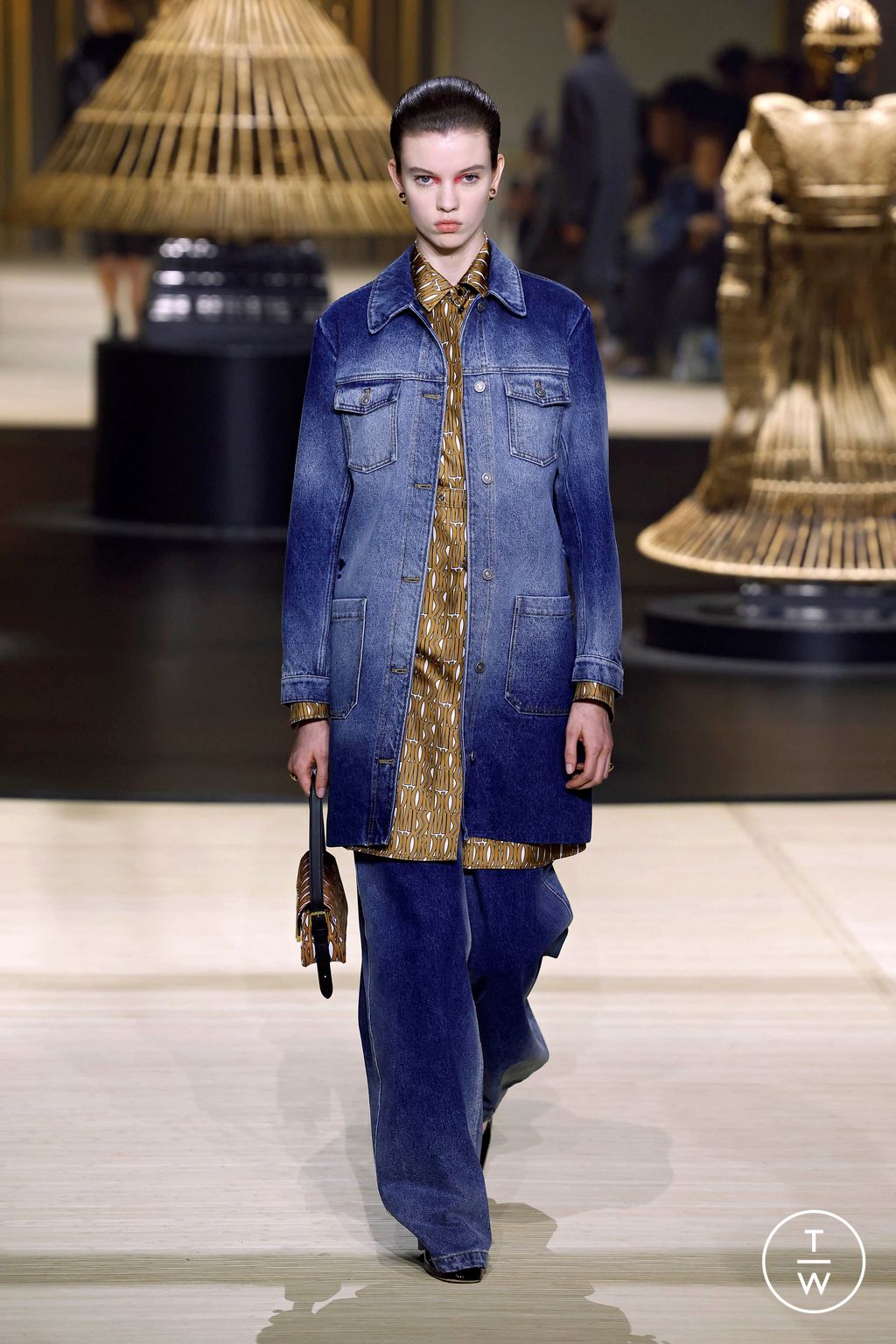 Fashion Week Paris Fall/Winter 2024 look 48 de la collection Christian Dior womenswear