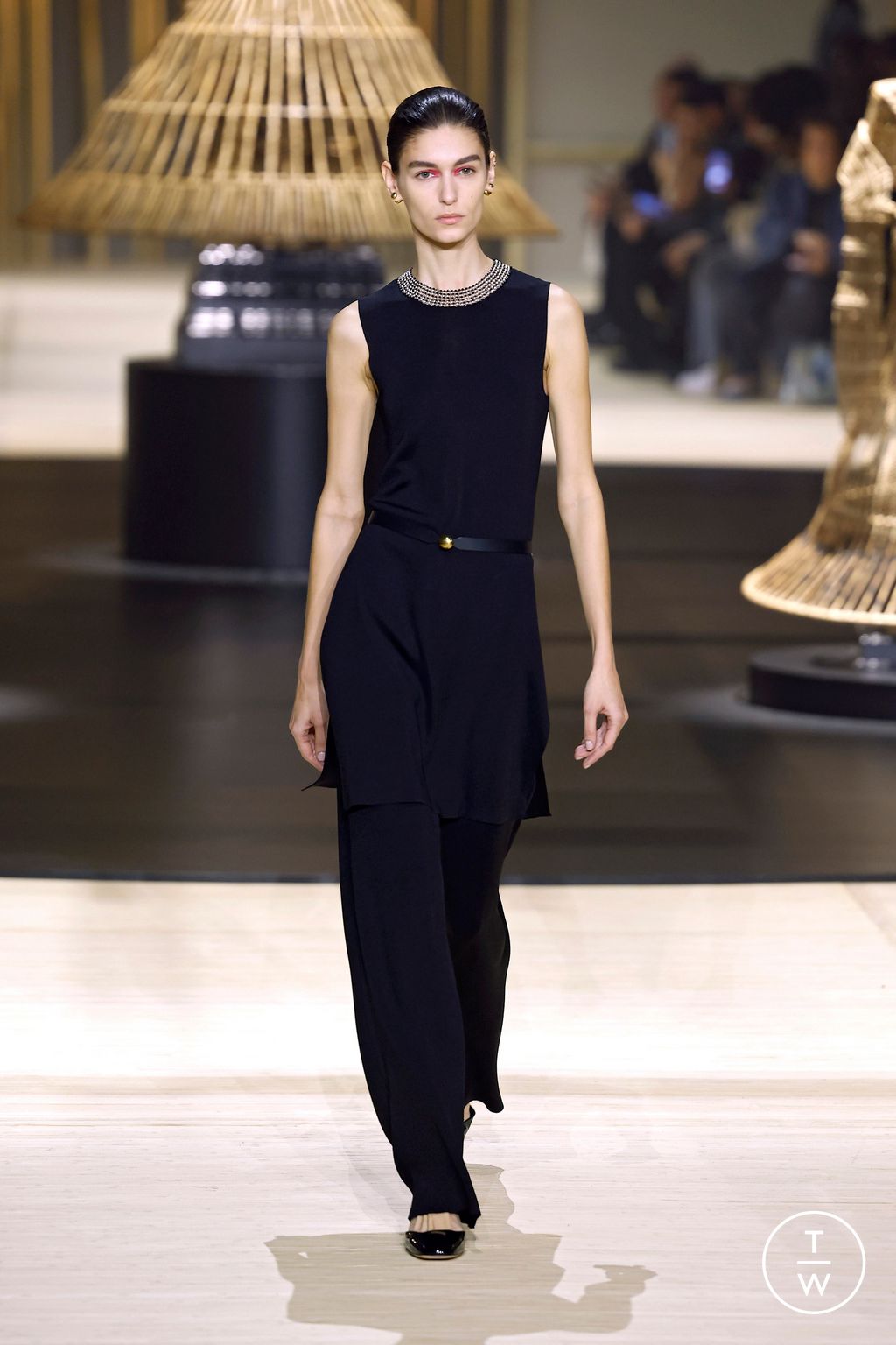 Fashion Week Paris Fall/Winter 2024 look 55 from the Christian Dior collection womenswear