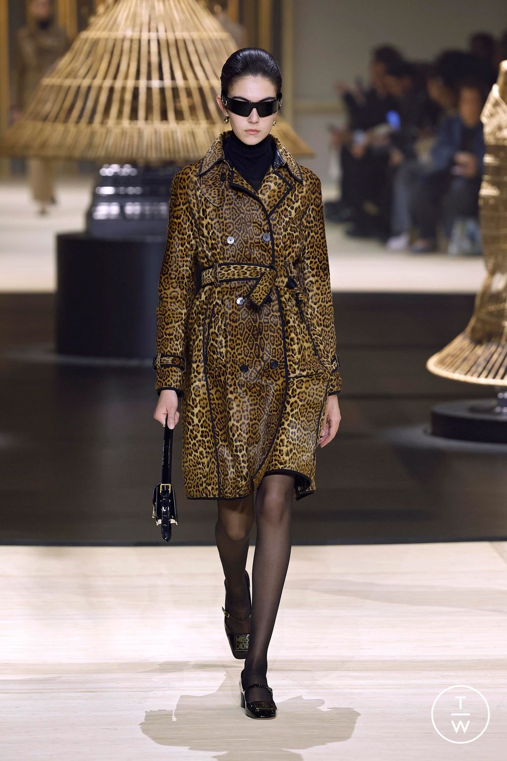 Fashion Week Paris Fall/Winter 2024 look 57 from the Christian Dior collection womenswear