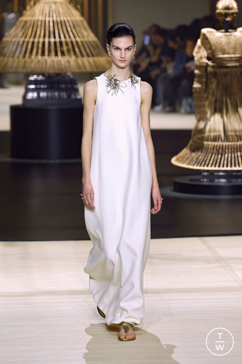 Fashion Week Paris Fall/Winter 2024 look 68 from the Christian Dior collection 女装